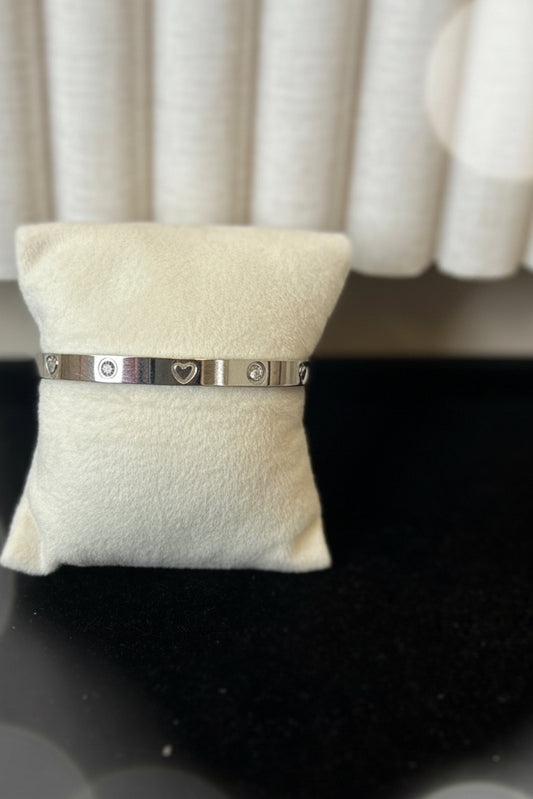 Mirage Moon silver Bangle