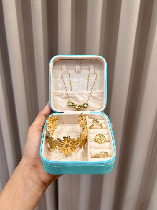 Golden gift box