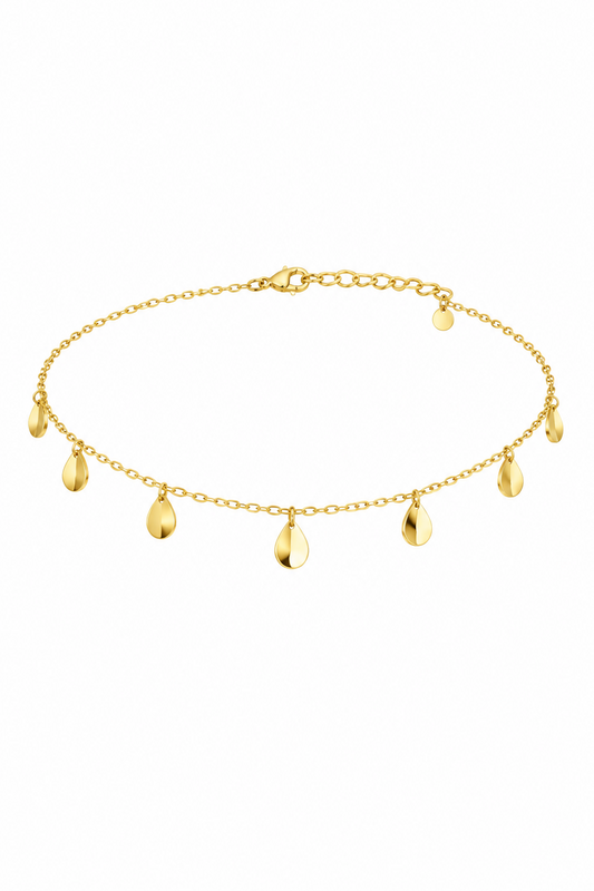 Charm anklet pair
