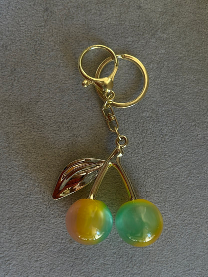 Cherry Keychain Bag Charm - 7 Colors