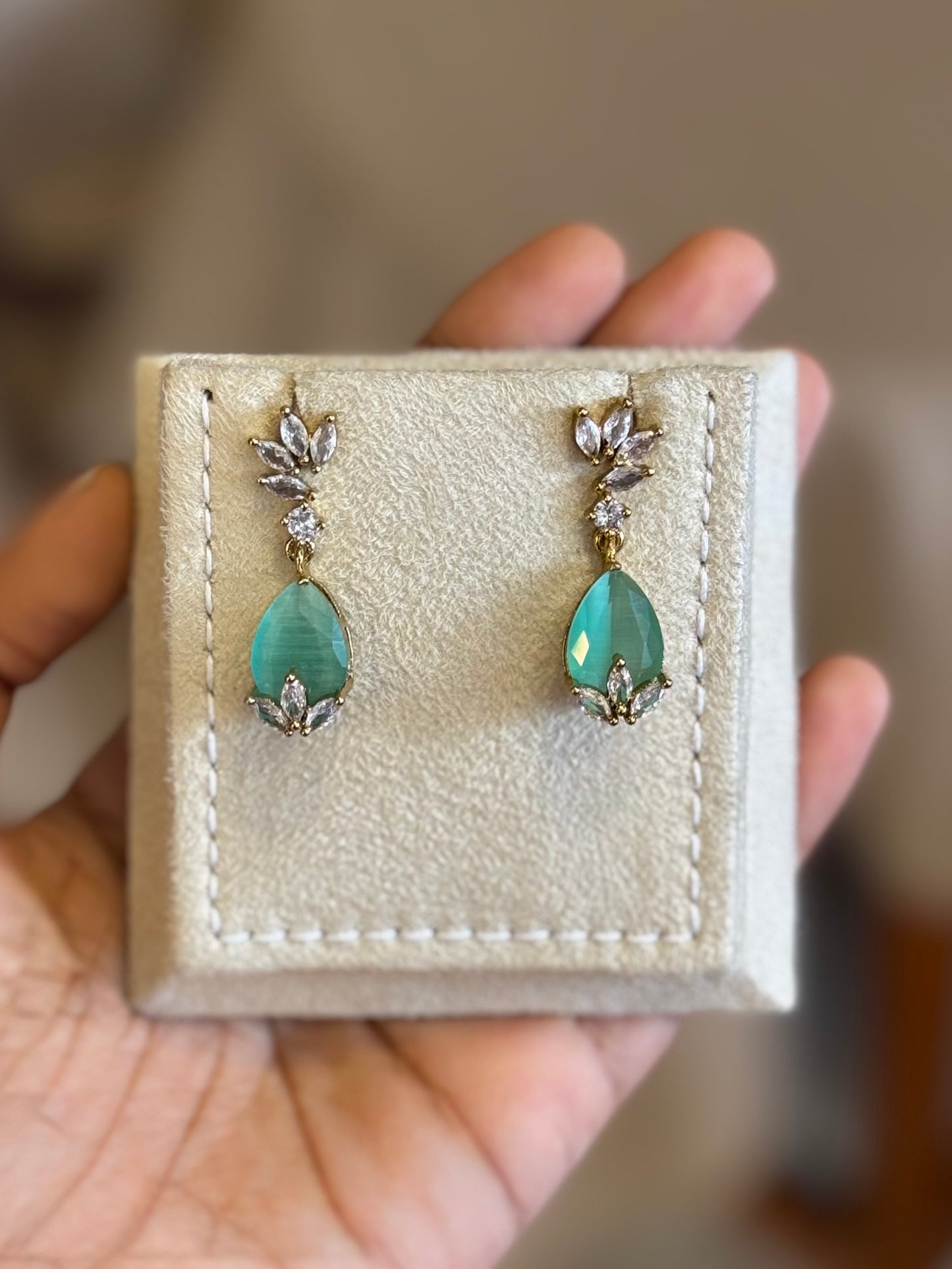 Dainty Pearl Drop Earrings