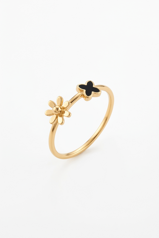 Rose gold ring