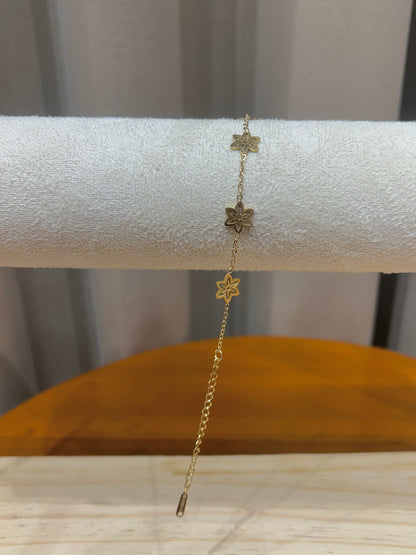 Golden Star Charm Bracelet
