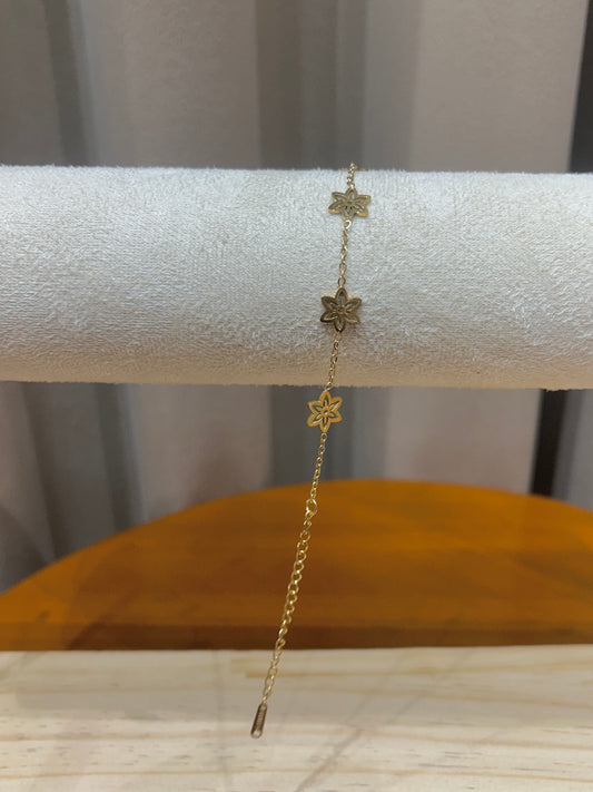 Golden Star Charm Bracelet