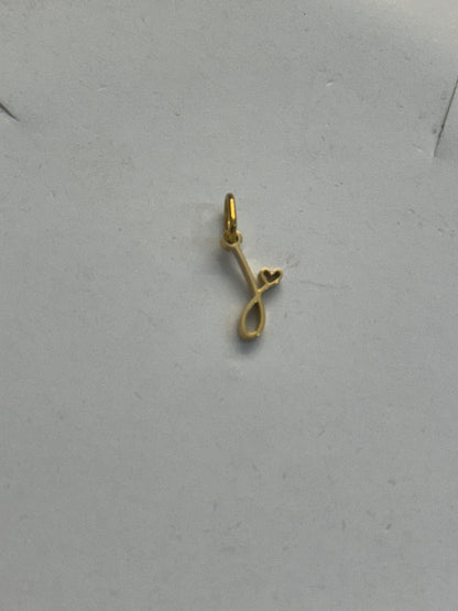 J letter charm