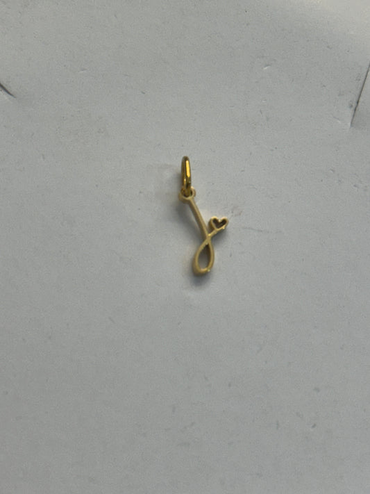 J letter charm