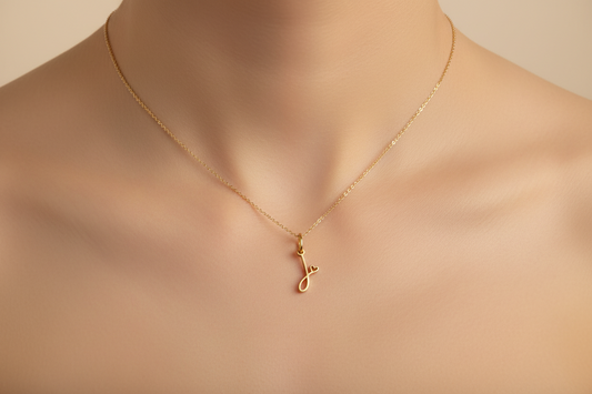 J letter charm