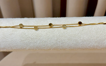 Round bracelet gold
