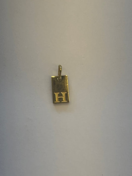 H letter charm