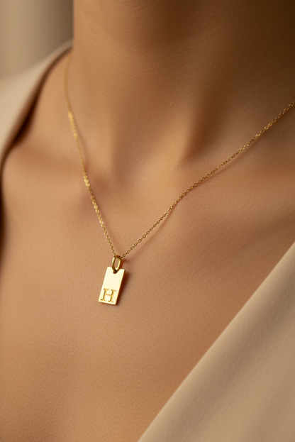 H letter charm
