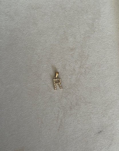 R letter pendant