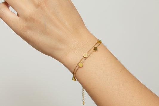 Round bracelet gold