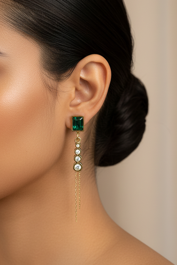 Emerald Earrings