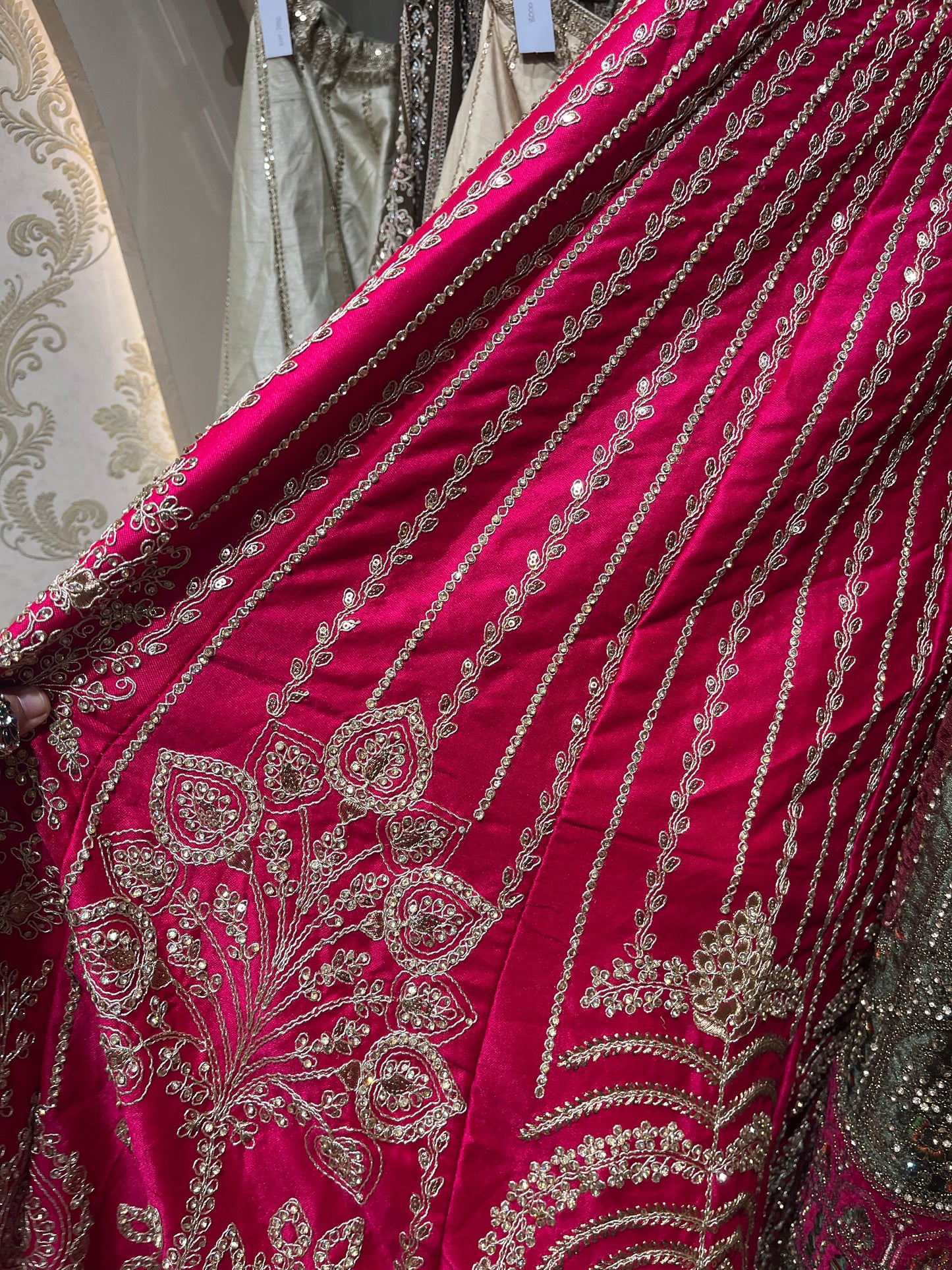 Rani pink Lehanga Rent
