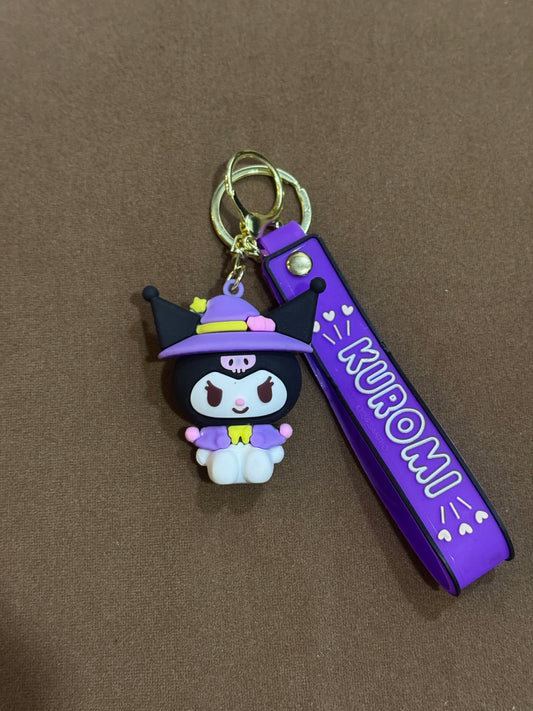 Kuromi Goth-Loli Edition Keychain/Bagcharms