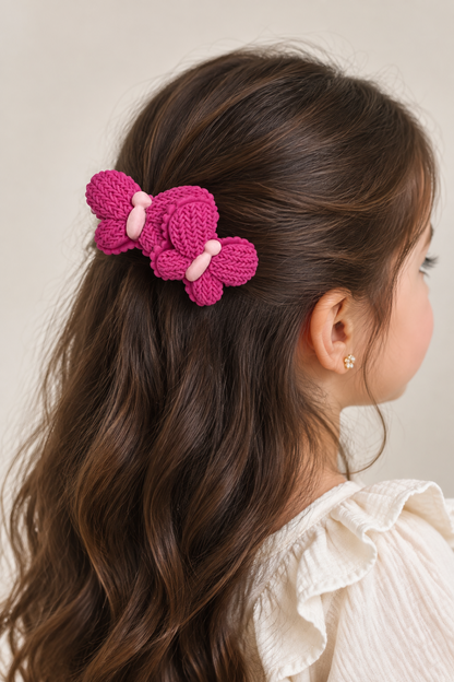 Butterfly hair bun