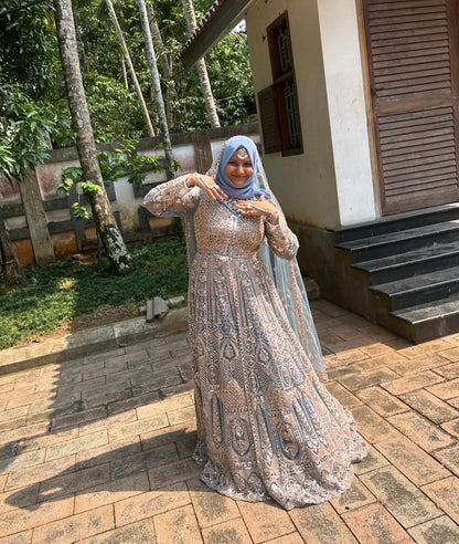 Premium Powder Blue gown