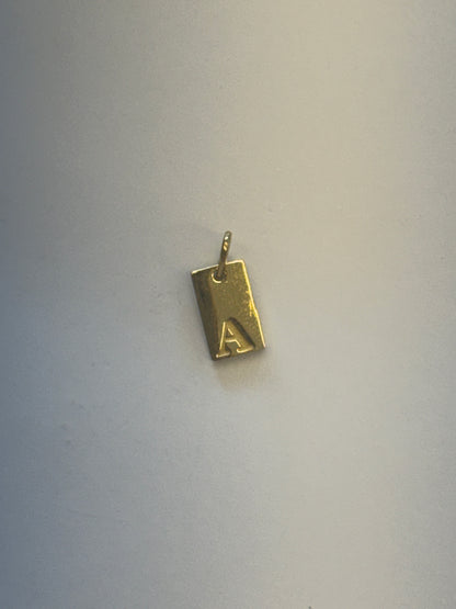 A letter charm