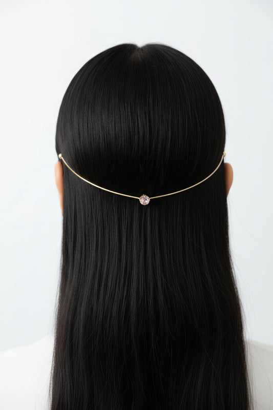 Trending hair accessories pink stone