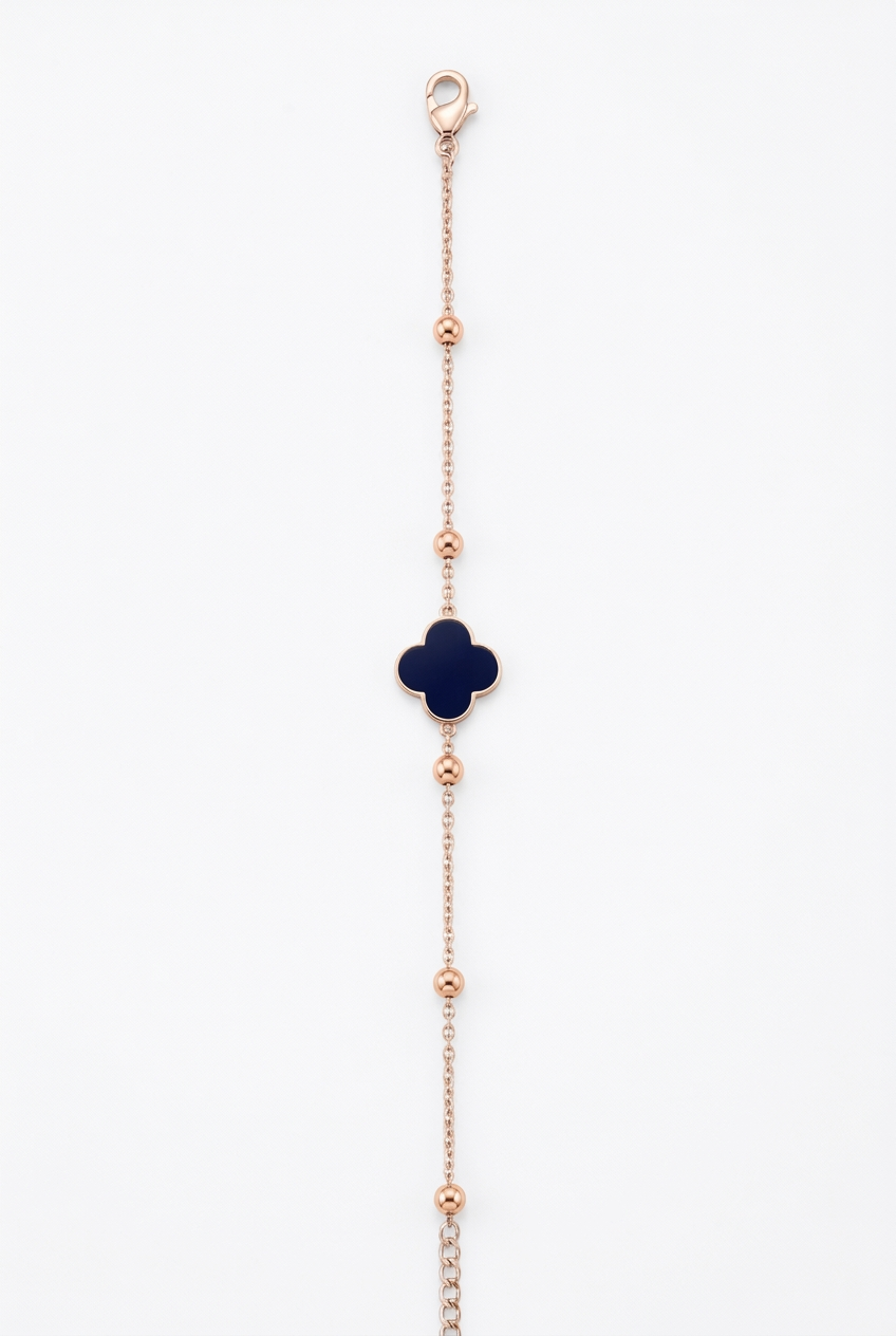 Clover rose gold bracelet