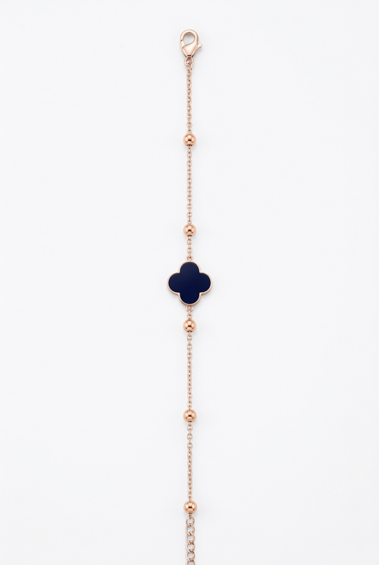 Clover rose gold bracelet