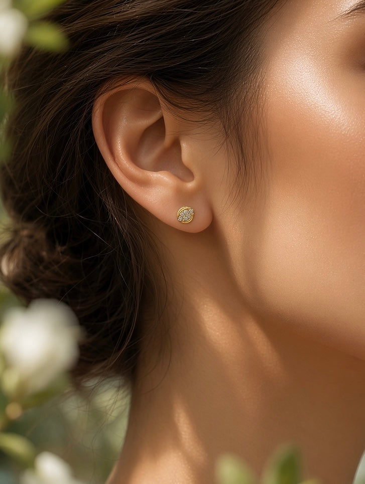 Gilded Leaf Earrings