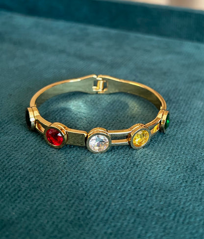 Baby size Multi colour stone bangle