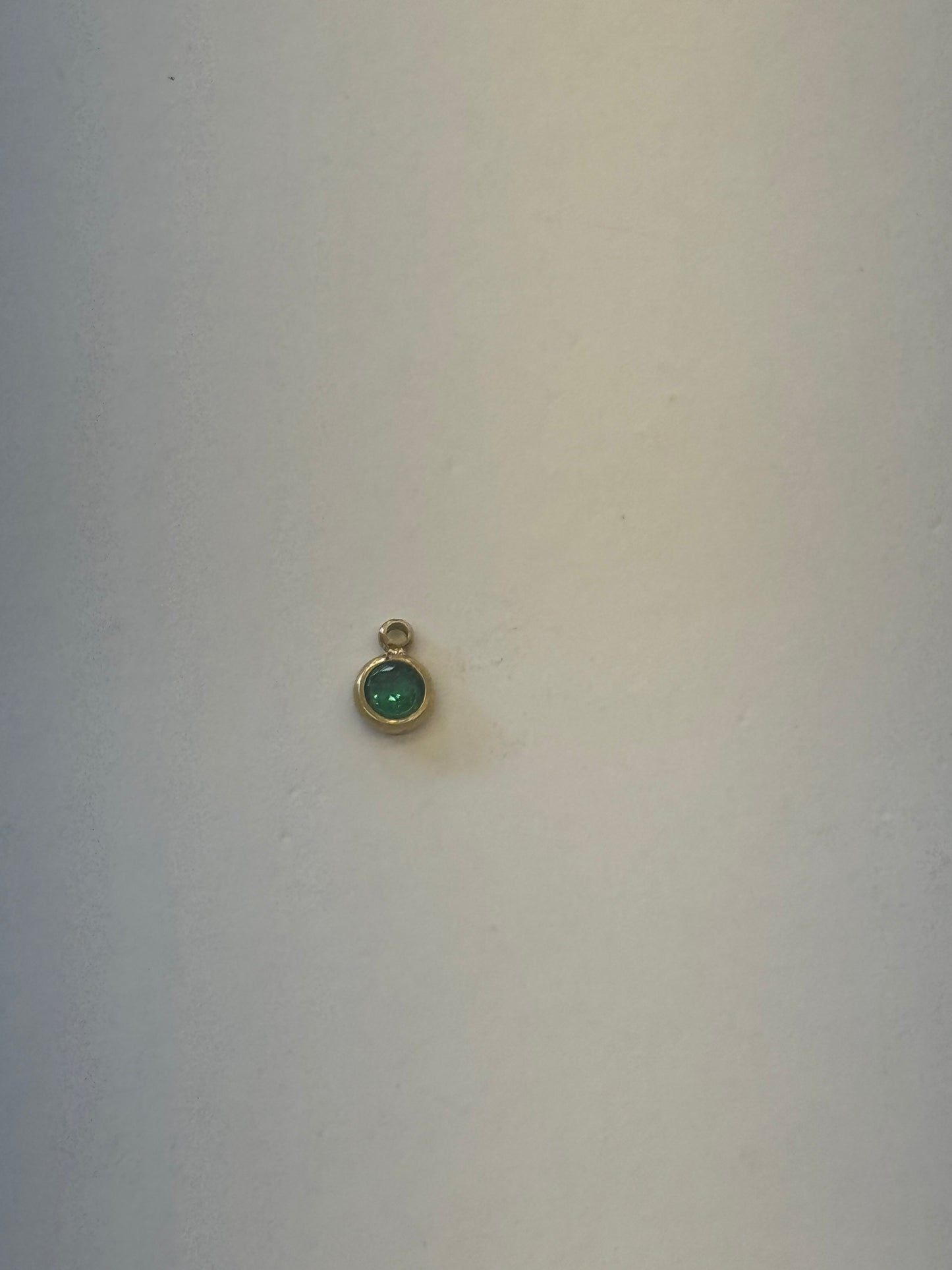 Green ston charm