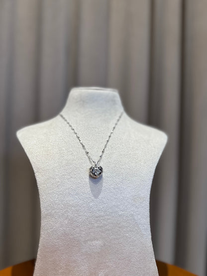 Heart Necklace - Silver