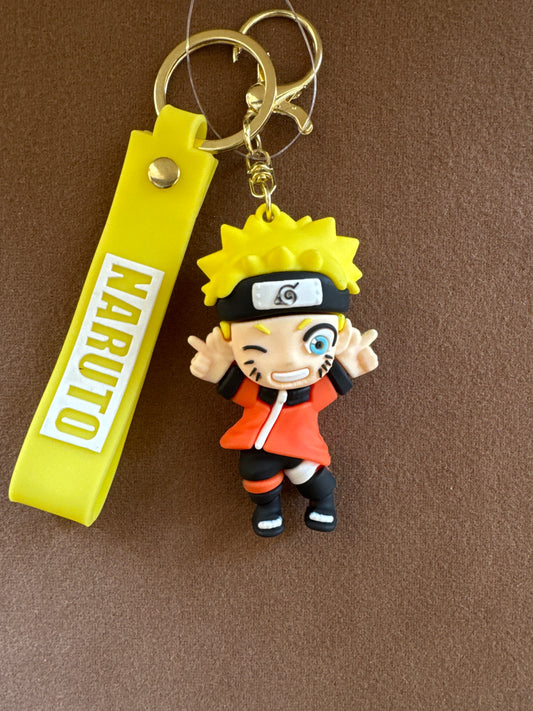 Naruto Shippuden 3D Rubber Keychain - Ninja Collectible