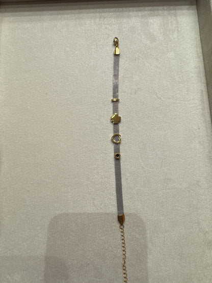 Silver and gold Bracelet