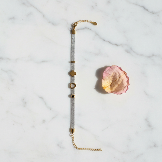Silver and gold Bracelet