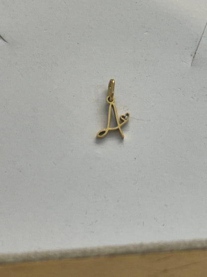 A letter charm