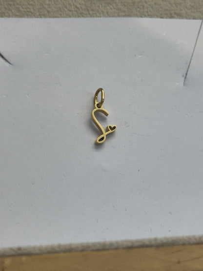 S letter charm