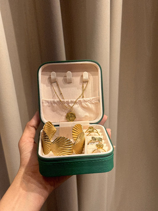 Golden gift box