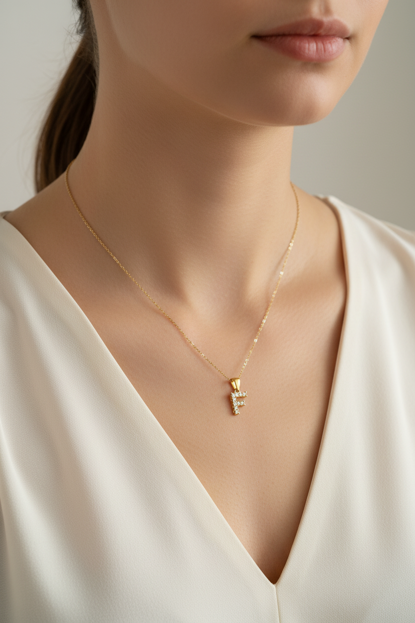 F letter pendant