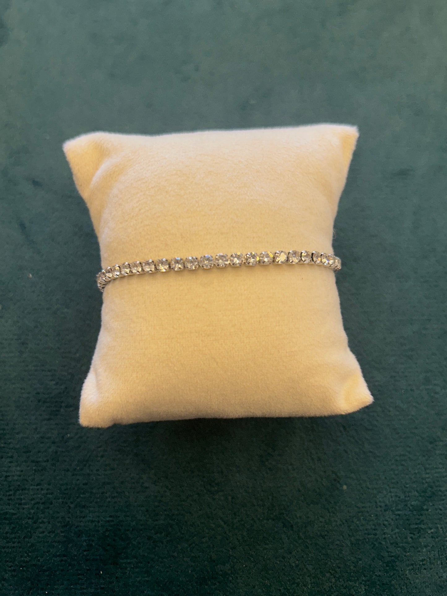 Crystal Diamond Tennis Bracelet