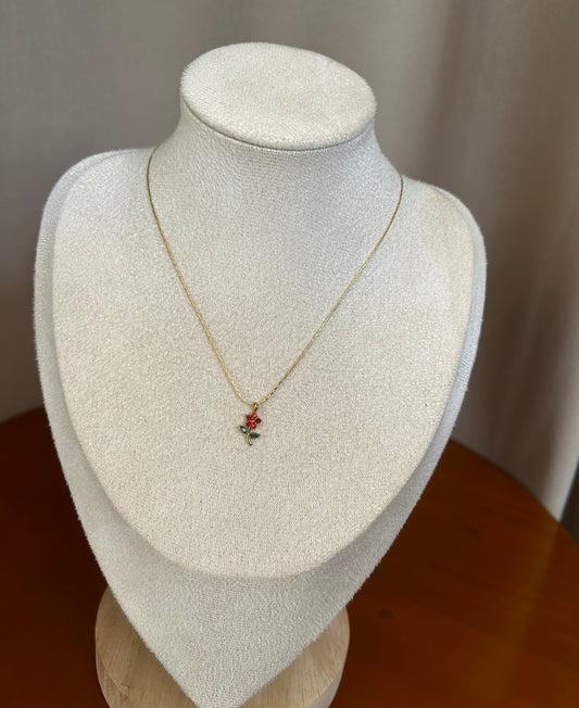 Tulip Flower necklace