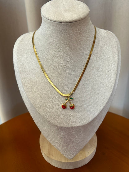 Cherry necklace