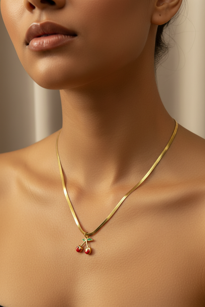 Cherry necklace