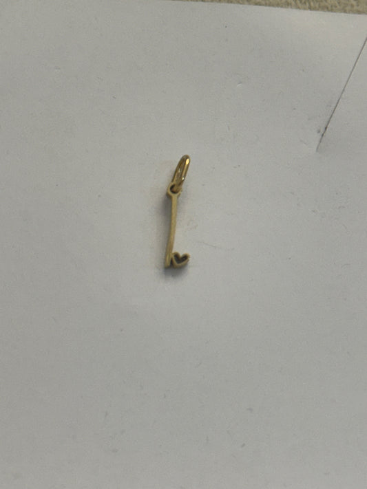 I letter charm