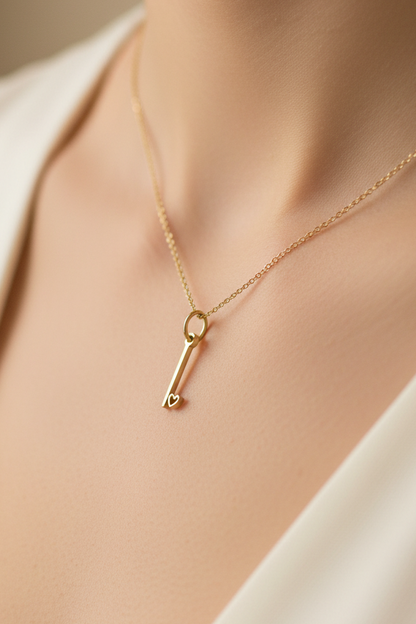 I letter charm