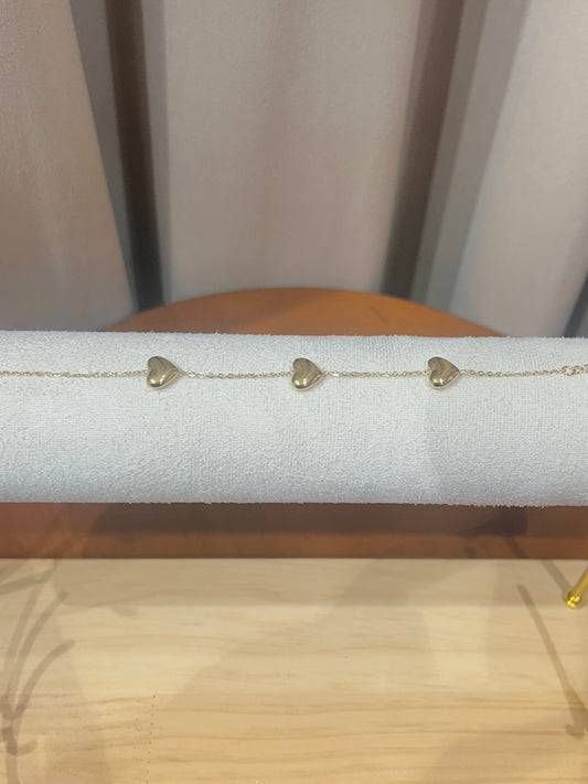 Heart Anklet pair