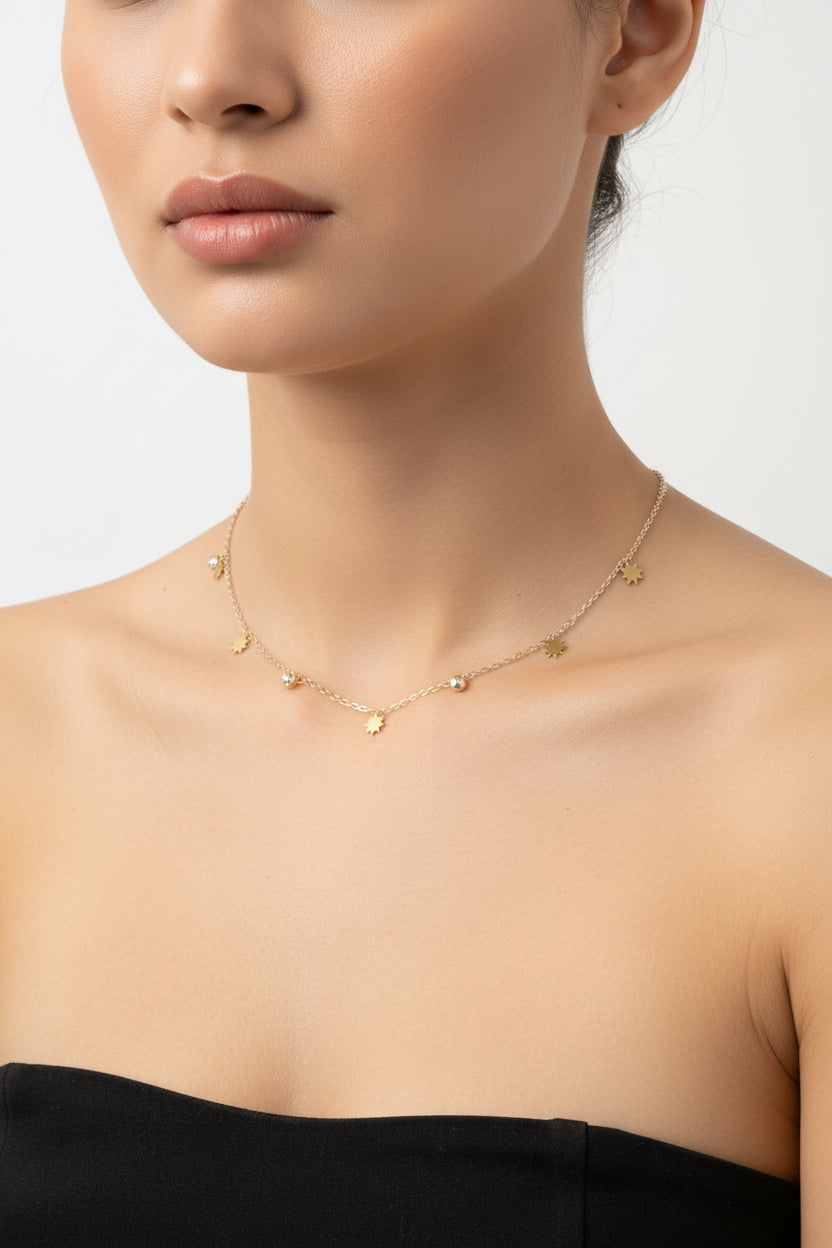 Charm Gold necklace