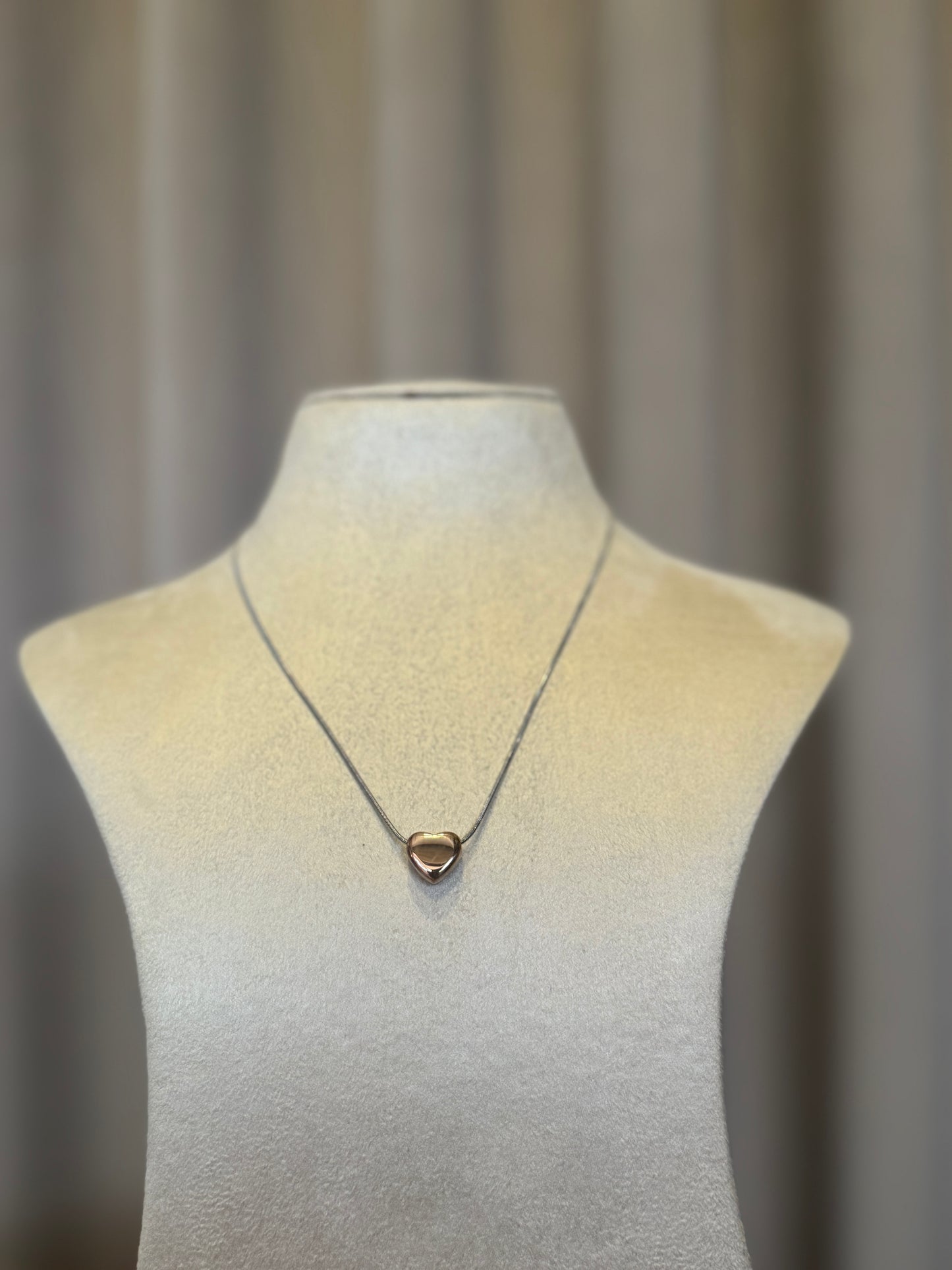Heart Necklace - Silver