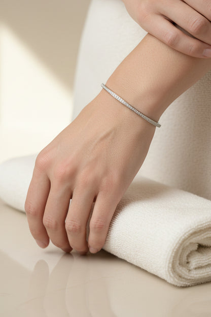 Pearl Mist silver Kada