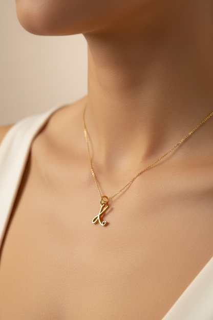 K letter charm