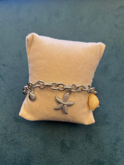 Ocean Charm Chain Bracelet