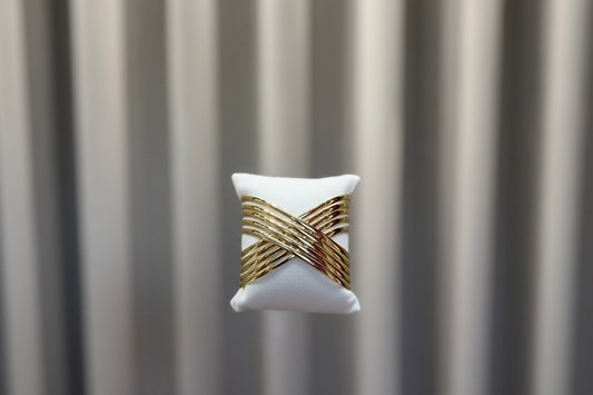 X cuff bangle