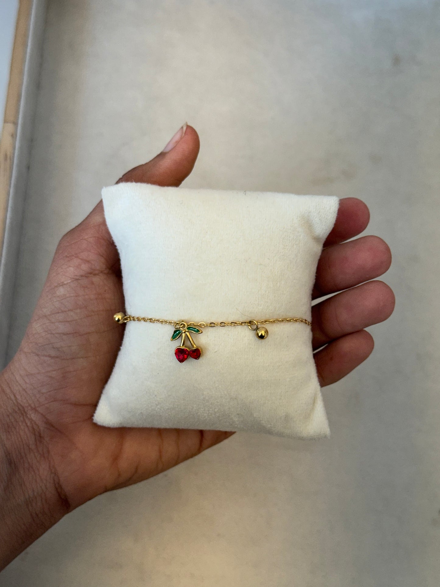 Cherry bracelet